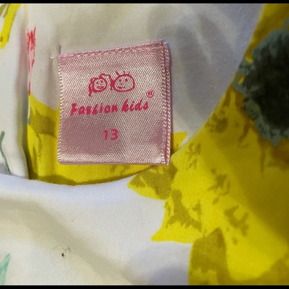Fashion Kids, floral dress, size 13 - Picture 5 of 5
